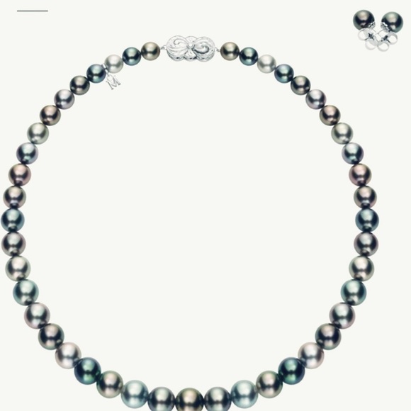 MIKIMOTO Ginza SpecialEdition MultiBlack Sea Cultured Pearl Set Retail US$19.500 - Picture 2 of 15